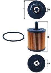 Filtr oleju Knecht OX556D