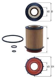 Filtr oleju Knecht OX982D