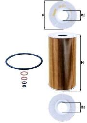 Filtr oleju Knecht OX126D