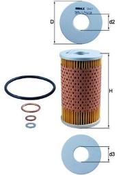 Filtr oleju Knecht OX156D1
