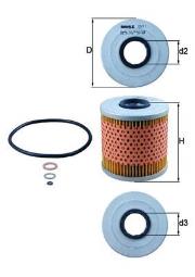 Filtr oleju Knecht OX91D