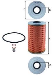 Filtr oleju Knecht OX171/2D1