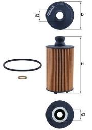 Filtr oleju Knecht OX1141D