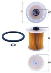 Filtr paliwa Knecht KX81D