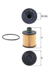 Filtr oleju Knecht OX779D