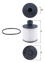 Filtr oleju Knecht OX1171D