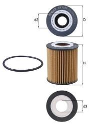 Filtr oleju Knecht OX1237D