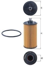 Filtr oleju Knecht OX1245D