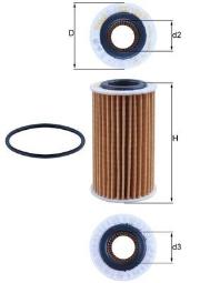 Filtr oleju Knecht OX1267D
