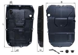Miska olejowa, automatyczna skrzynia biegów Knecht HX196KIT