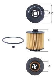 Filtr oleju Knecht OX1312D