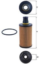 Filtr oleju Knecht OX1338D