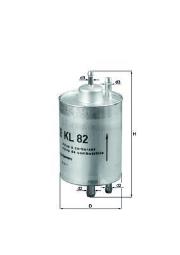 Filtr paliwa Knecht KL82