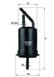 Filtr powietrza Knecht LX3542