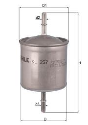 Filtr paliwa Knecht KL257
