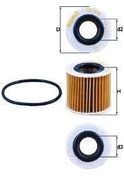 Filtr oleju Knecht OX416D1