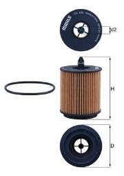 Filtr oleju Knecht OX258D