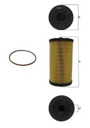 Filtr oleju Knecht OX1306D