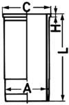 Tuleja cylindrowa KOLBENSCHMIDT 88625110