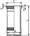 Tuleja cylindrowa KOLBENSCHMIDT 88429110