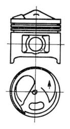 Tłok KOLBENSCHMIDT 93582620