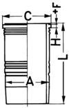 Tuleja cylindrowa Kolbenschmidt 89914110