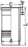 Tuleja cylindrowa KOLBENSCHMIDT 89929110