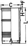 Tuleja cylindrowa KOLBENSCHMIDT 89039110