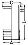 Tuleja cylindrowa KOLBENSCHMIDT 89940110