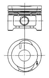 Tłok KOLBENSCHMIDT 92228620