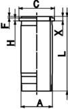 Tuleja cylindrowa KOLBENSCHMIDT 89936110