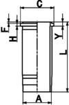 Tuleja cylindrowa KOLBENSCHMIDT 89439110