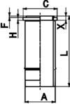 Tuleja cylindrowa KOLBENSCHMIDT 89599110