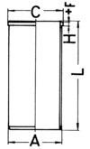 Tuleja cylindrowa KOLBENSCHMIDT 89734190