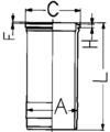 Tuleja cylindrowa KOLBENSCHMIDT 89868110