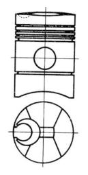 Tłok KOLBENSCHMIDT 91254600