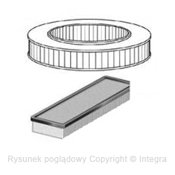 Filtr powietrza Fleetguard AH19473