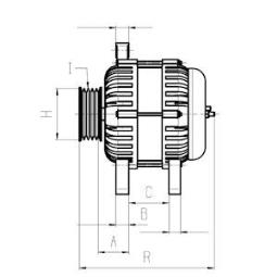 Alternator HC-Cargo 110138