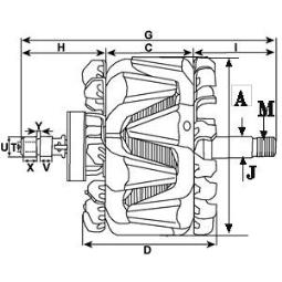 Wirnik, alternator HC-Cargo 135837