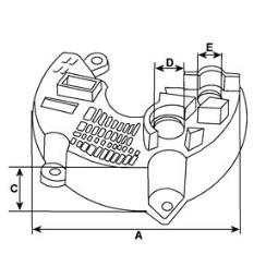 Pokrywa zabezpieczająca, alternator HC-Cargo F032139656