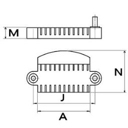 Prostownik, alternator HC-Cargo F032230988