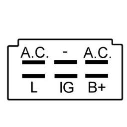 Prostownik, alternator HC-Cargo F032234413