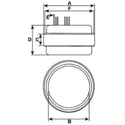 Stator, alternator HC-Cargo F032236334