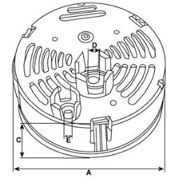 Pokrywa zabezpieczająca, alternator HC-Cargo F032238424