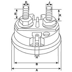 Włącznik elektromagnetyczny, rozrusznik HC-Cargo F032330795