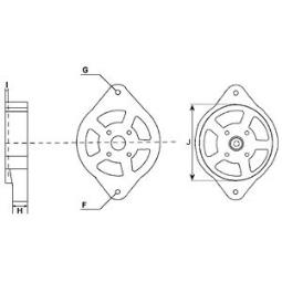 Stator, alternator HC-Cargo F032333936
