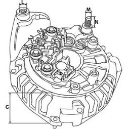 Prostownik, alternator HC-Cargo F032335849