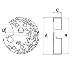 Pokrywa zabezpieczająca, alternator HC-Cargo F032336888
