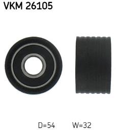 rolka kierunkowa / prowadząca, pasek rozrządu SKF VKM26105