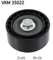rolka kierunkowa / prowadząca, pasek klinowy zębaty SKF VKM35022